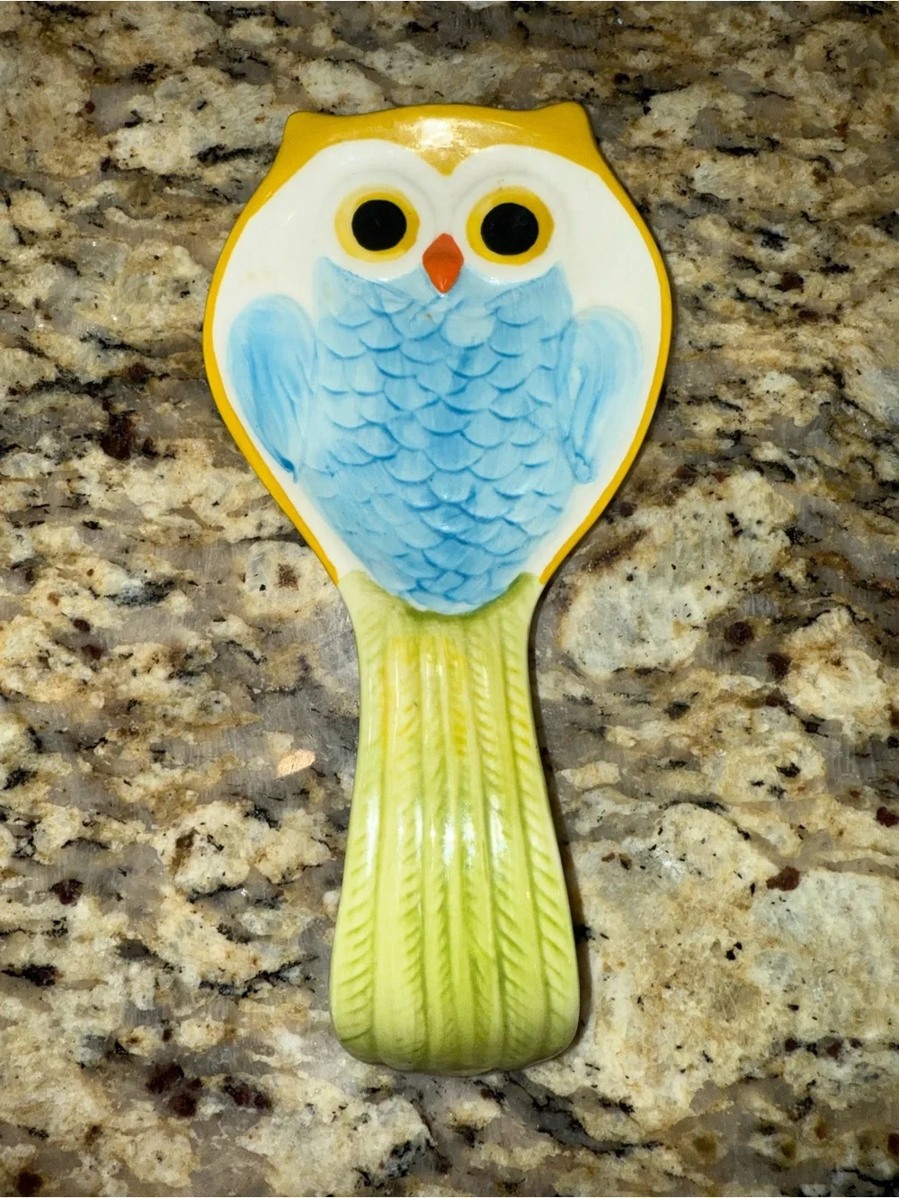 Pier 1 Hand-Painted Owl Ceramic Set